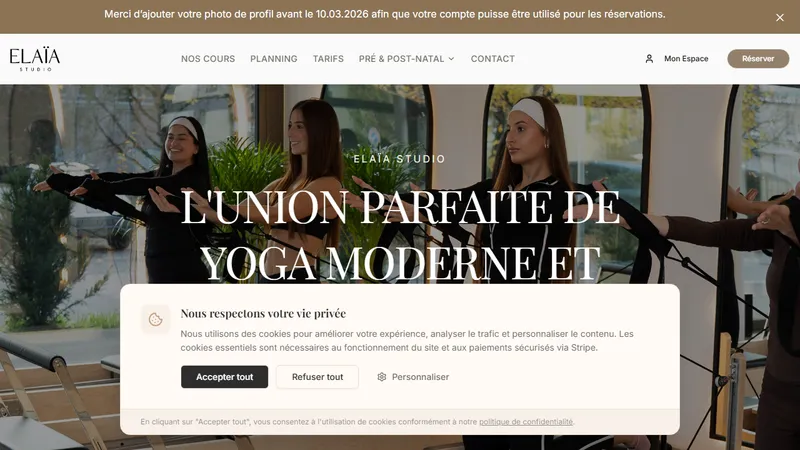 Exemple de projet Applications Web & Mobile